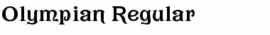 Olympian Regular Font