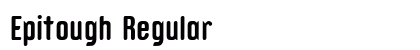 Epitough Regular preview