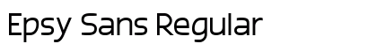 Epsy Sans Regular