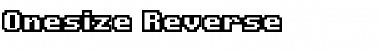 Onesize Reverse Regular Font