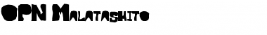 Download OPN Malatashito Font Download OPN Malatashito Font