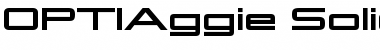 OPTIAggie Font