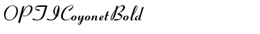 OPTICoyonetBold Medium Font