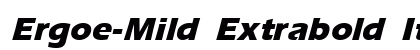 Ergoe-Mild Extrabold Italic
