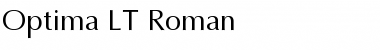 Optima LT Font