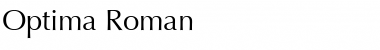 Optima Roman Italic Font Optima Roman Italic Font