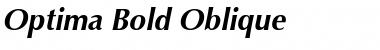 Optima Font