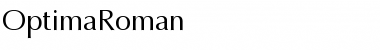 OptimaRoman Font