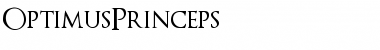 Download OptimusPrinceps Font