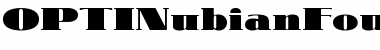 Download OPTINubianFoundry Font Download OPTINubianFoundry Font