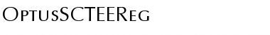 OptusSCTEEReg Regular Font