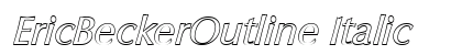 EricBeckerOutline Italic preview