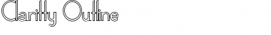 Claritty_Outline Font