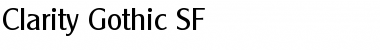 Clarity Gothic SF Font