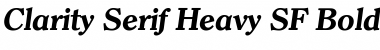 Clarity Serif Heavy SF Font