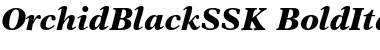 OrchidBlackSSK Font