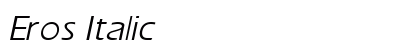 Eros Italic preview