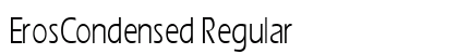 ErosCondensed Regular Preview