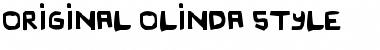 Original Olinda Style Display Font