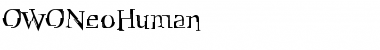 OWONeoHuman Regular Font