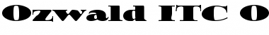 Ozwald ITC OS Font