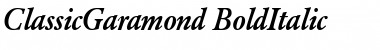ClassicGaramond Font