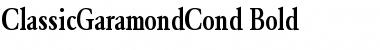 ClassicGaramondCond Font