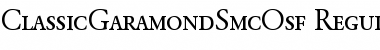 ClassicGaramondSmcOsf Font