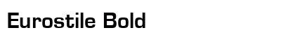 Eurostile Bold Font Eurostile Bold Font Preview