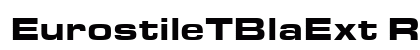 EurostileTBlaExt Regular preview