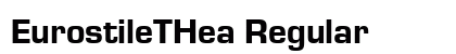 EurostileTHea Regular preview