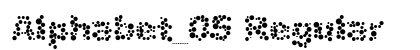 Alphabet_05 Regular