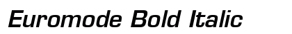 Euromode Bold Italic Preview