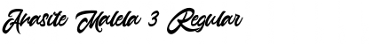 Anasite Malela 3 Font