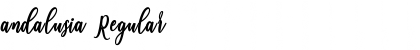 andalusia Font