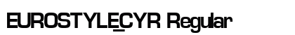 EUROSTYLE_CYR Regular preview