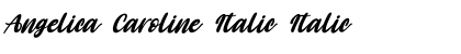 Angelica Caroline Italic Font