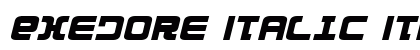 Exedore Italic Italic preview