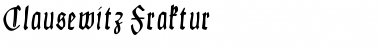 Clausewitz-Fraktur Font