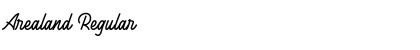 Arealand Font