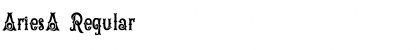 AriesA Font