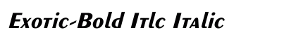 Exotic-Bold Itlc Italic preview