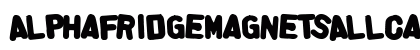 AlphaFridgeMagnetsAllCap Regular