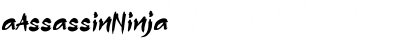 Download aAssassinNinja Font