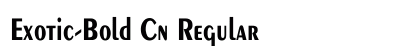 Exotic-Bold Cn Regular