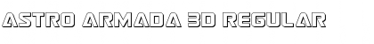 Astro Armada 3D Regular Font