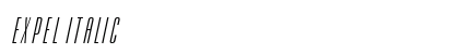 Expel Italic preview