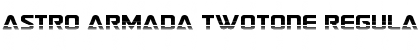 Astro Armada Twotone Regular Font