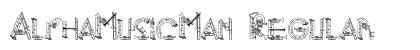 AlphaMusicMan Regular