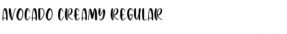 Avocado Creamy Font